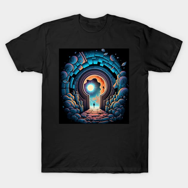 Portal to another dimension T-Shirt by Buff Geeks Art